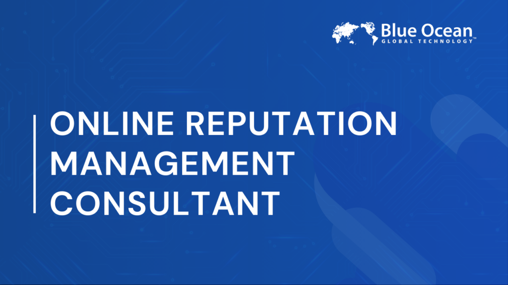 Online Reputation Management Consultant