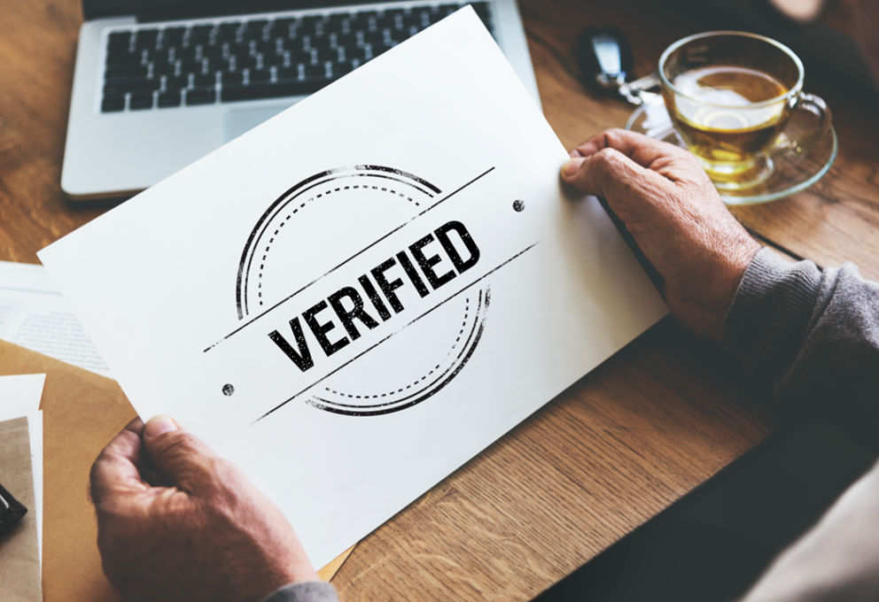 Verified Certified Affirm Authorized Approve Concept