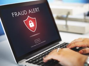 Fraud Scam Phishing Caution Deception Concept